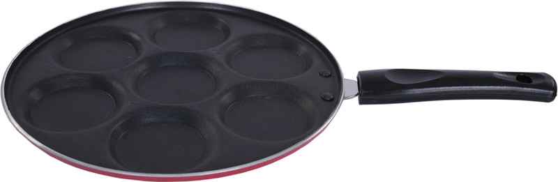 NIRLON Non-Stick Aluminium Uttapam Pot 27.5 cm diameter 0 L capacity(Aluminium, Non-stick)