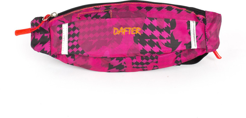 dafter Multi Utility With Inner & Outer Zip Closure Pocket Waist Pouch(Pink)
