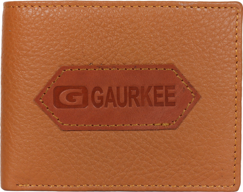 gaurkee Men Casual Brown Genuine Leather Wallet(5 Card Slots)