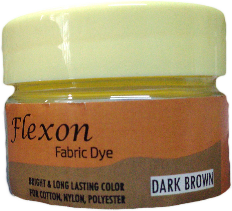 flexon Dye Powdered Fabric Dye (DARK BROWN)