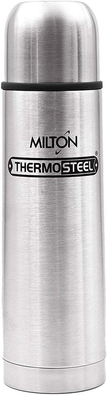 Buy Milton Thermosteel Flip Lid Water Bottle 1000 Milliliters Silver With Water Bag 1000 Ml Flask Pack Of 1 Silver Online At Desertcart India