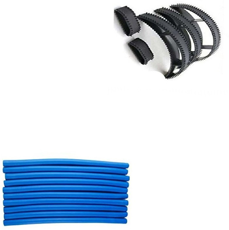 sr enterprises hair soft curler stick roller and bumpits puff maker [ pack of 15pcs] Hair Accessory Set(Blue, Black)