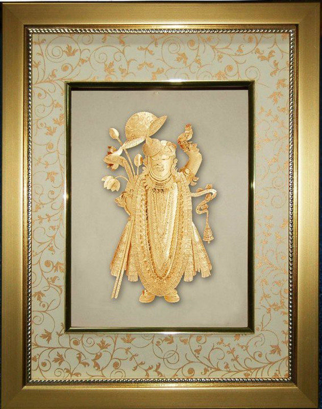 sona swiss Ganesh Frame 24k gold leaf Religious Frame