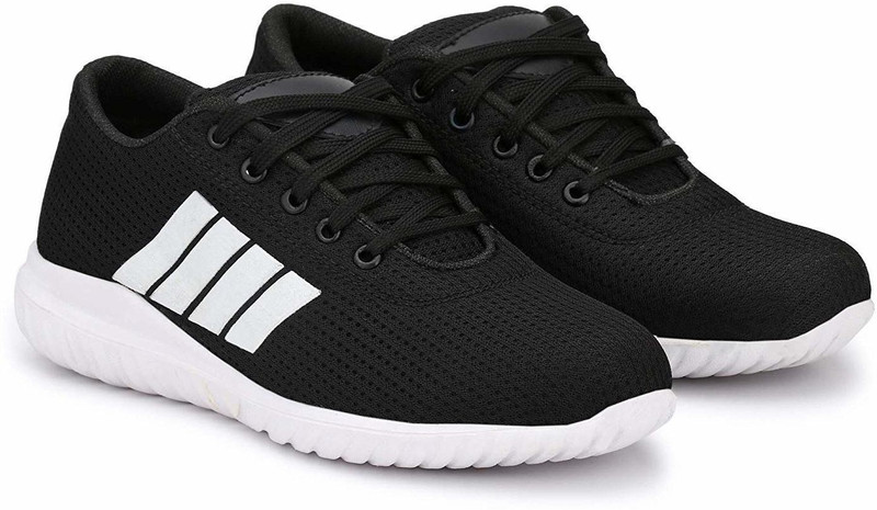 vanetien RUNNING SHOES FOR MEN CASUAL Walking Shoes For Men(Black)