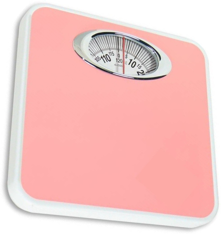 Urweigh Virgo Pink Analog Weight Machine Capacity 120 Kg Mechanical Manual Analog Weighing Scale(Pink)