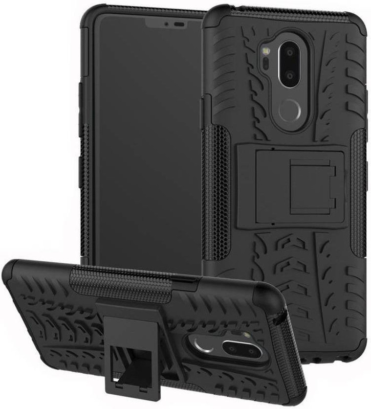 krkis Back Cover for LG G7 Plus ThinQ(Black, Shock Proof)