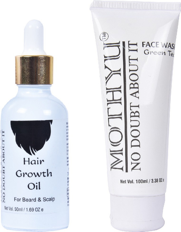 mothyu Hair Growth Oil & Face Wash Combo For Men & Women - 150ml(2 Items in the set)