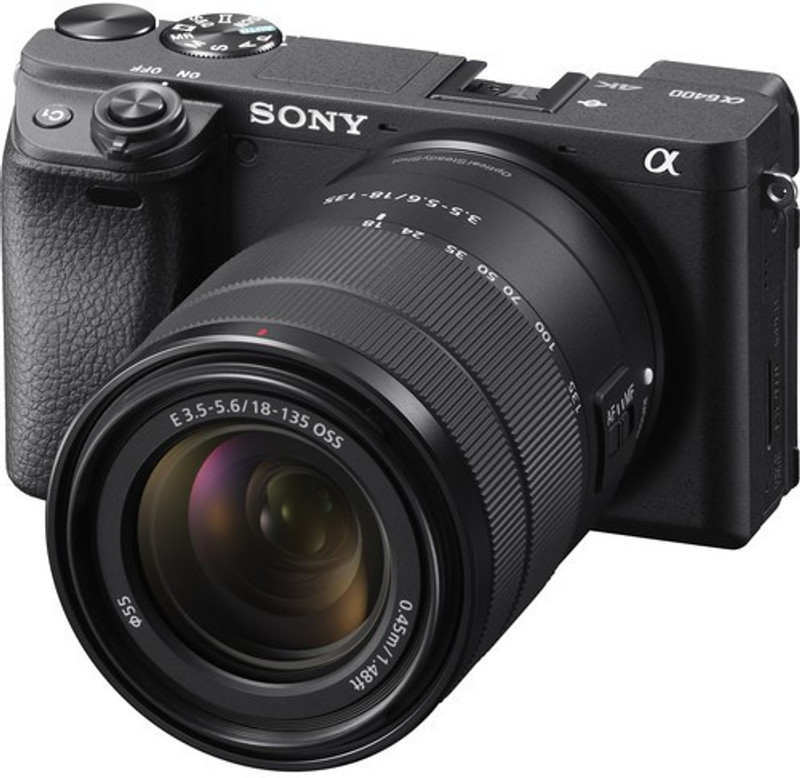 Sony Alpha ILCE-6400M Mirrorless Camera with 18-135mm Zoom Lens(Black)