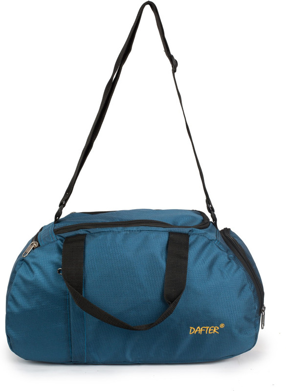 dafter 20 Inch Travelling Gym Bag with Shoes Pocket Gym Bag(Blue)