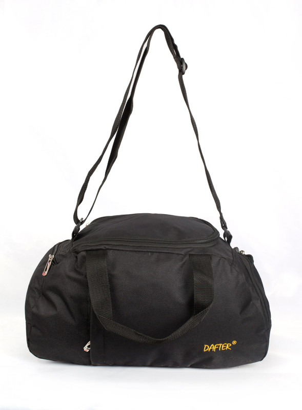dafter 20 Inch Travelling Gym Bag with Shoes Pocket Gym Bag(Black)