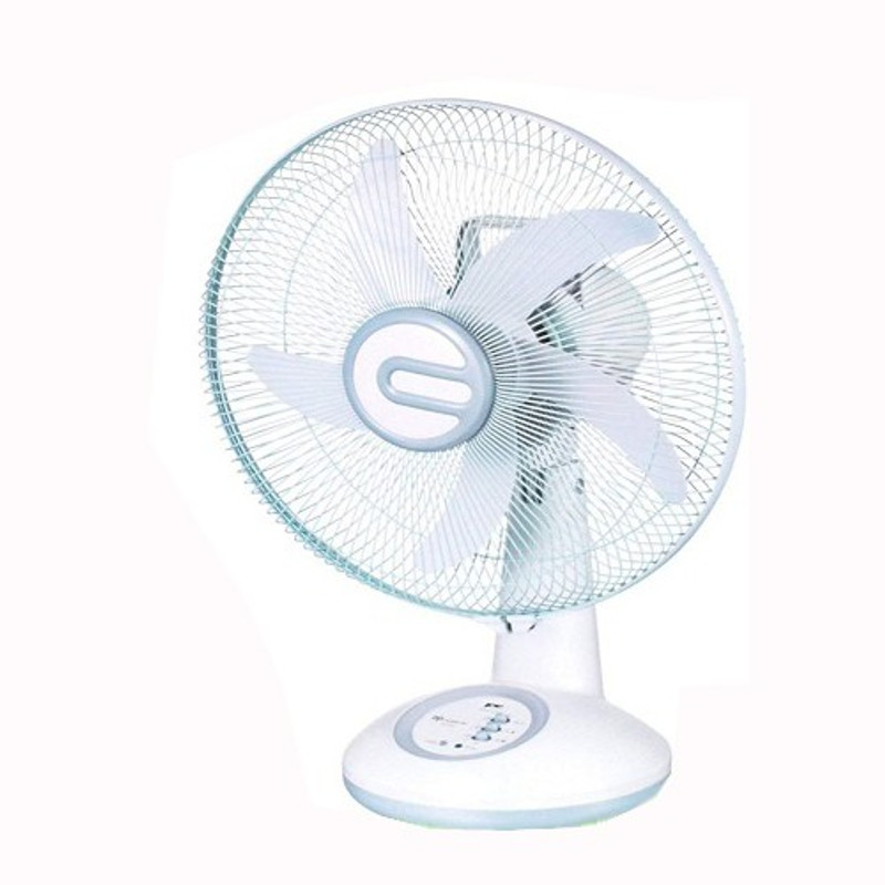 DP Rechargeable Fan AC/DC (White, 18-inch with remote) 1200 mm 5 Blade Table Fan(White, Pack of 1)