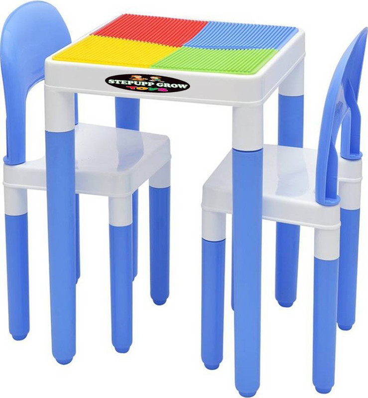 stepupp grow Plastic Desk Chair(Finish Color - BLUE)
