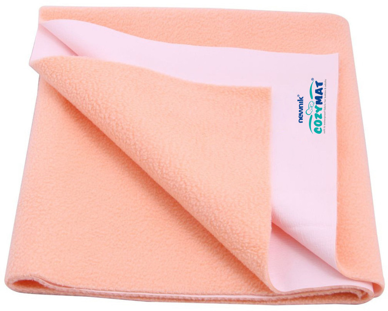 Cozymat Soft, Waterproof, Reusable Mat / Underpad / Quick / Absorbent Dry Sheets / Mattress Protector, Large (100cm*140cm)(Orange)