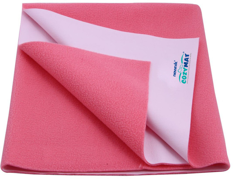 Cozymat Soft, Waterproof, Reusable Mat / Underpad / Quick / Absorbent Dry Sheets / Mattress Protector, Double Bed (200cm*260cm)(Pink)