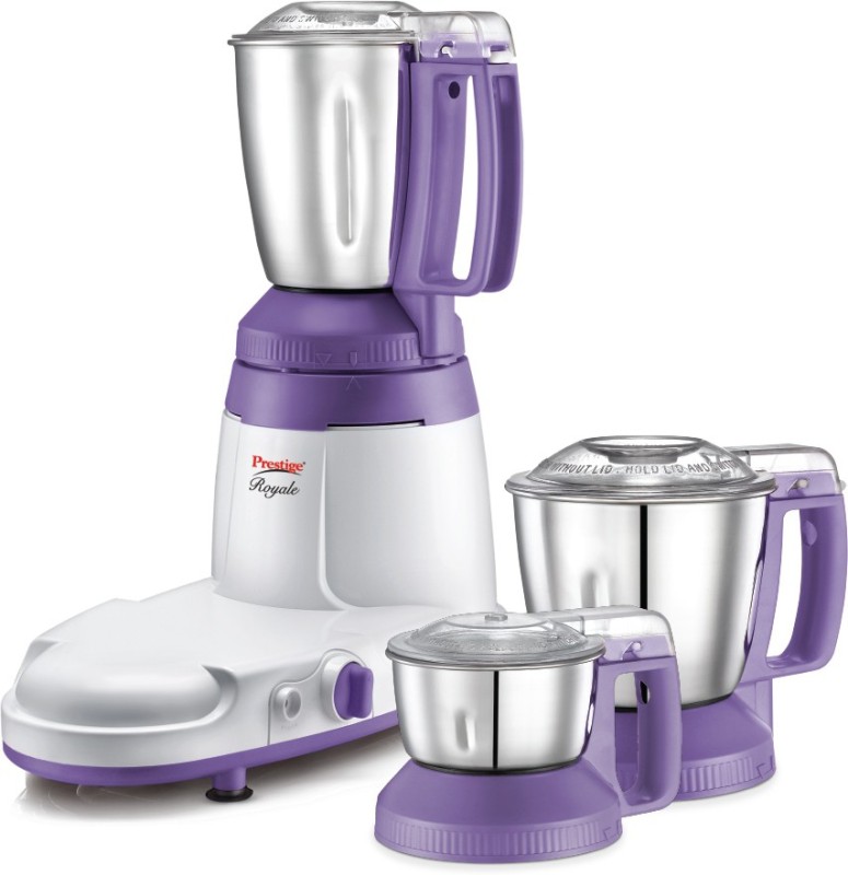 Prestige Royale 750 Mixer Grinder(Purple, 3 Jars)