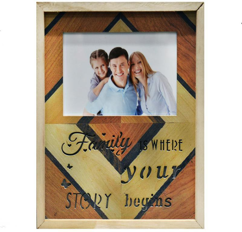 VILLAGEMART VMPF0001 7 inch WOOODEN(2 GB, Brown)