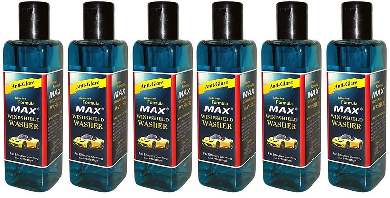 MAX Windshield Washer 200 ML (Pack of 6) Liquid Vehicle Glass Cleaner(1200 ml)