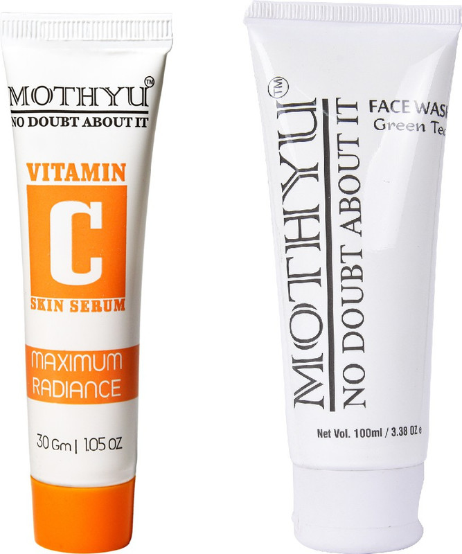 mothyu Vitamin C Serum & Green Tea Facewash For Men & Women – 50gm & 100ml(2 Items in the set)