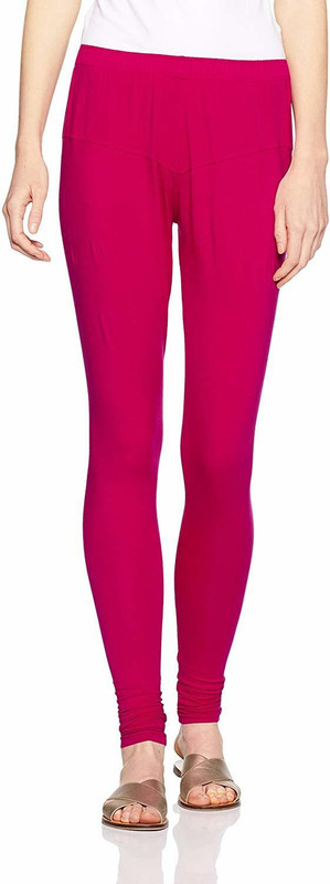 diya home Churidar  Legging(Pink, Solid)