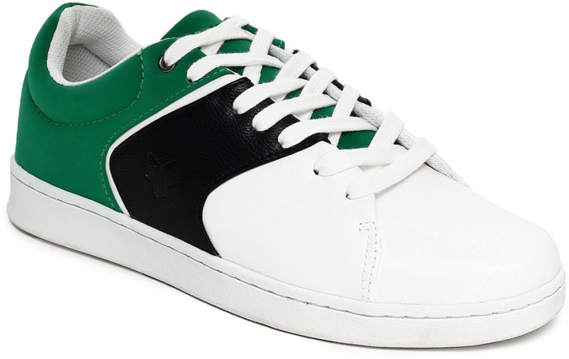 2GO Sneakers For Men(White, Green, Black)