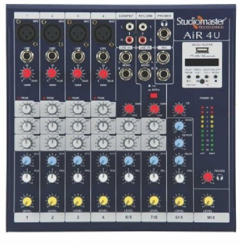 Studiomaster 4U (4 channel) with Bluetooth & Echo Digital Sound Mixer