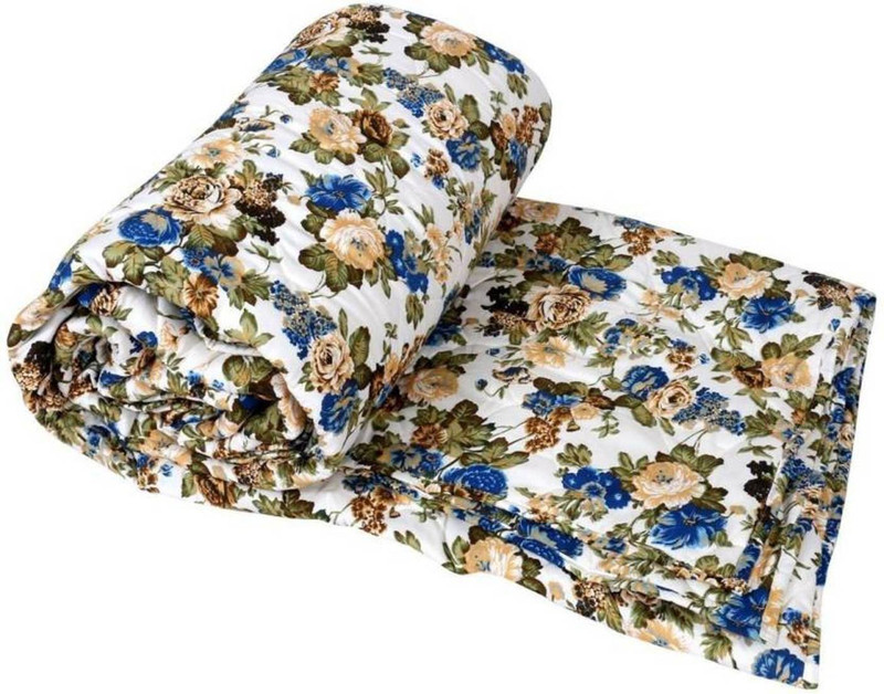 leisha fashion point Floral Double Dohar(Poly Cotton, Multicolor)