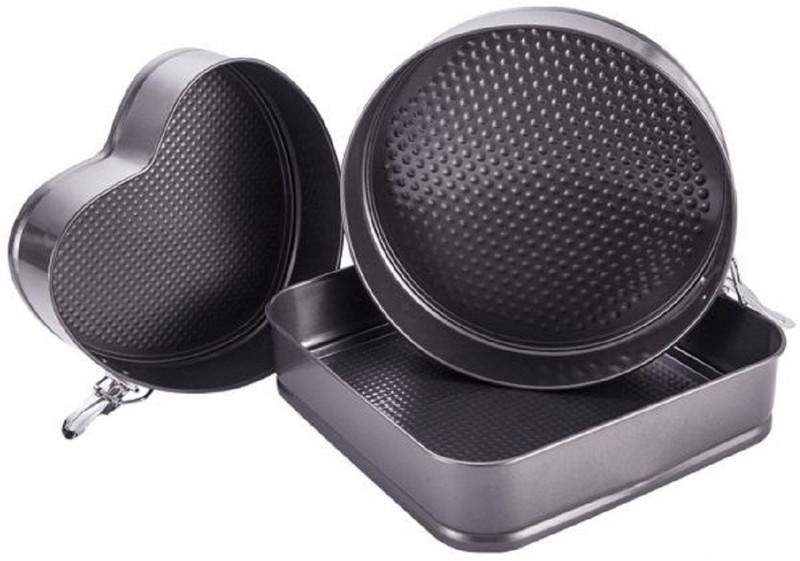WAMA RETAILS Cup Cake/Bread Mould (Pack of 3) Cupcake Maker(Black, Non-stick Coating)