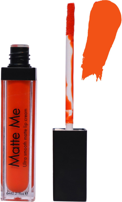 verma brends matte me lipstick & lipglos liquid(orange, 6 ml)