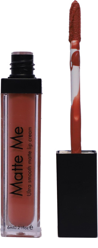 verma brends matte me lipstick & lipglos liquid(red, 6 ml)