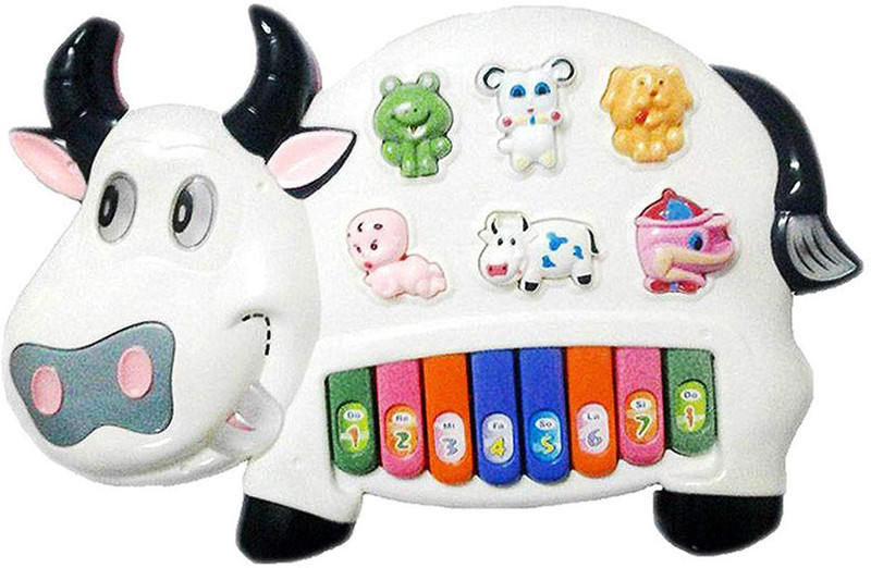 PENADIA Multicolour Plastic Cow Piano Keyboard(Multicolor)