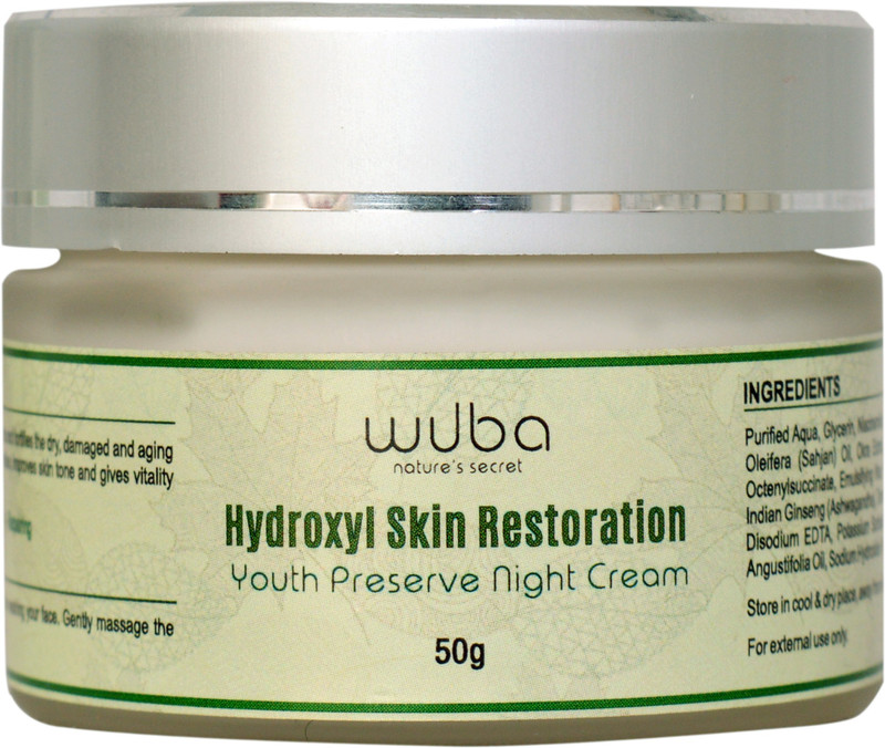 wuba Hydroxyl Skin Restoration Youth Preserve Night Cream(50 g)