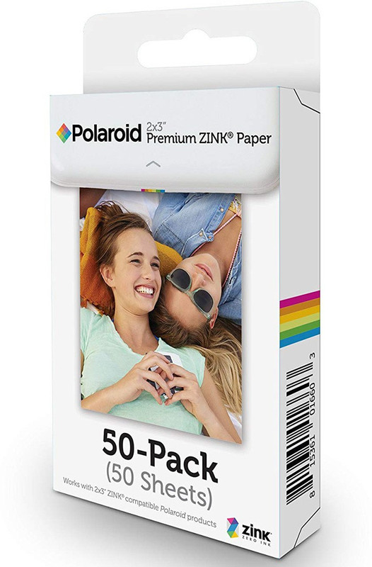 Polaroid 2x3 Premium ZINK Zero Photo Paper 50-Pack Film Roll(Yes 800 ISO Pack of 1)