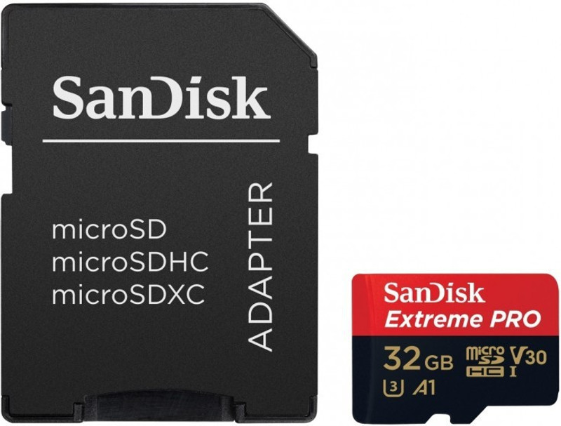 SanDisk Extreme PRO 32 GB MicroSD Card UHS Class 1 100 MB/s Memory Card(With Adapter)