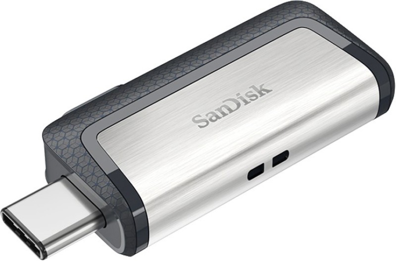 SanDisk SDDDC2-032G-I35 32 GB OTG Drive(Silver, Black, Type A to Type C)