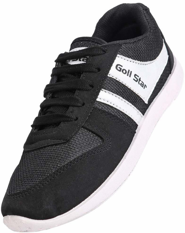 goll star Walking Shoes For Men(Black)