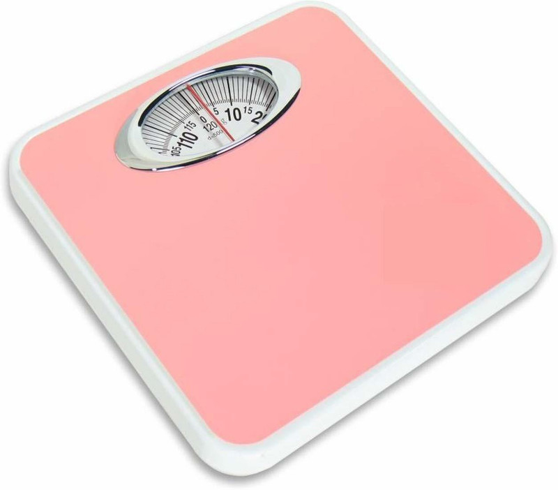 Zelenor Analog Weight Machine For Human Capacity 120Kg Mechanical Manual Analog Weighing Scale(Pink)