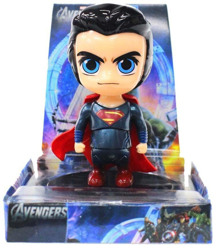 smart anime buy Avengers Superman Car Dashboard Solar Powered Bobble Head(Multicolor)