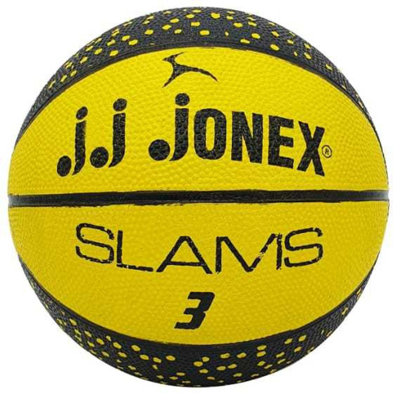 jj jonex SLAMS Basketball - Size: 3(Pack of 1, Yellow)