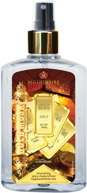 Millionaire Men Series Gold Musk Perfume Body Mist 250 Ml Body Mist  -  For Men(250 ml)