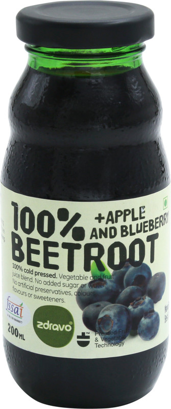 zdravo 100% Beetroot & Apple & Blueberry Juice(200 ml)