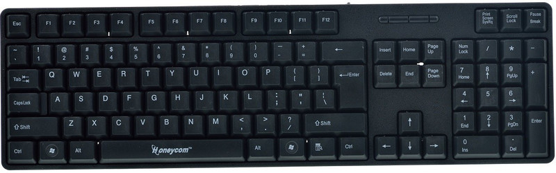 honeycom H-510 Black Antelope Wired USB Multi-device Keyboard(Black)