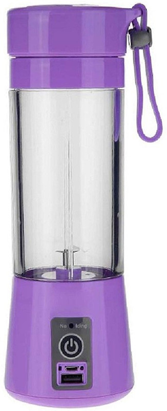 PENADIA PRO Juicer Portable USB Rechargeable, Household Convenient Plastic Juicer Manual Juicer 2 Juicer Mixer Grinder(Purple, 1 Jar)