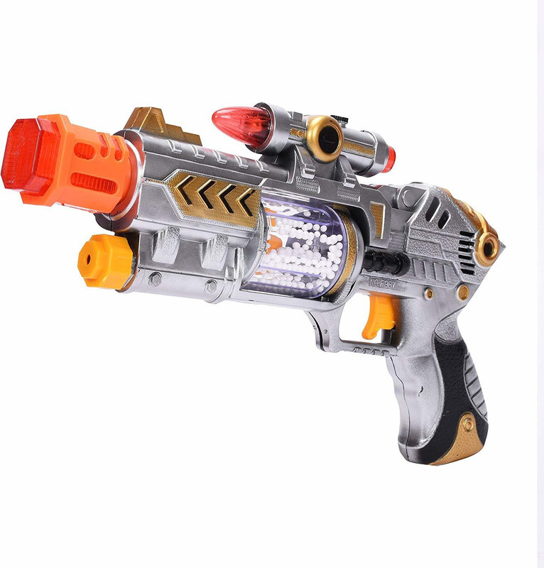 vibgyor products VIBGYOR Toy Laser Gun with Flashing Light and Sound for Kids Birthday Party(Multicolor)