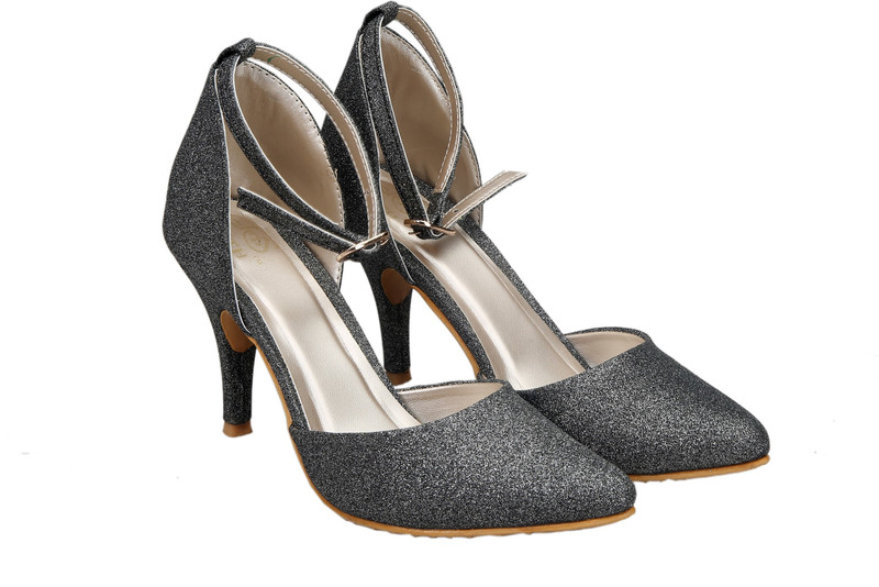 women grey heels