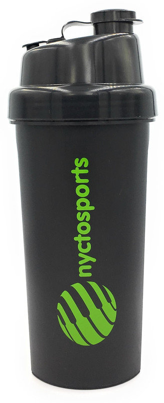 nyctosports Sumo 700 ml Shaker(Pack of 1, Black)