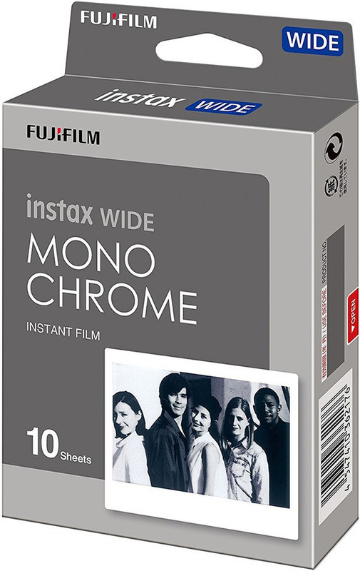 Fujifilm Wide Monochrome 10 Shots Film Roll(Yes 800 ISO Pack of 1)
