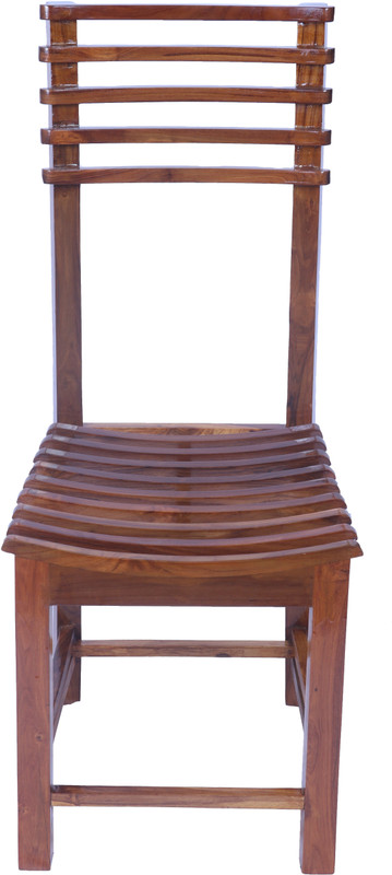 conforto Solid Wood Dining Chair(Set of 1, Finish Color - Teak Wood)