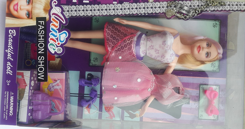 tanishtha Shop & Shoppee Annie Beautiful Fashion Doll for Girls(Pink)
