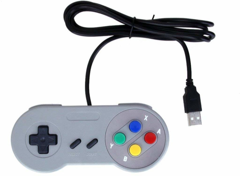 SHAFIRE USB Retro Classic gamepad Joypad Controller For PC Gamepad(Gray, For PC) SHAFIRE USB Retro Classic gamepad Joypad Controller For PC Gamepad(Gray, For PC)