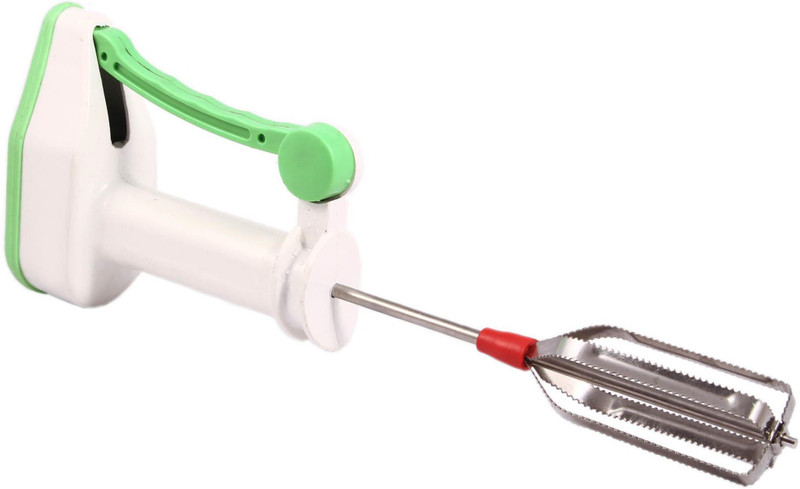 Yora Stainless Steel Power Free Hand Blender for Egg & Cream Beater, Milkshake, Lassi, Butter Milk Mixer Maker 0 W Hand Blender(Green)